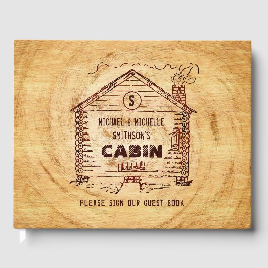 Livre D'or Rustic Log Cabine Vacances Maison Location | Faux  (Recto)