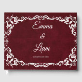 Livre D'or Rustic Mexican Wedding Guest Book  (Recto)