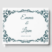 Livre D'or Rustic Mexican Wedding Guest Book  (Recto)