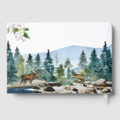 Livre D'or Rustic Mountain Camping Réservez un Mariage à thèm (Verso)