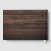 Livre D'or Rustic String éclaire le Mariage botanique (Verso)