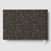 Livre D'or Rustic Winter Mountain Mariage invité (Verso)