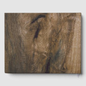 Livre d'or Rustic Wood Custom Wedding (Verso)