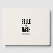 Livre D'or Rustique Boho Barn Mariage (Recto)