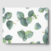 Livre D'or Rustique Chic Eucalyptus Bouquet Mariage (Verso)