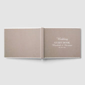 Livre D'or Rustique Country Kraft Mariage (Complet)