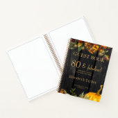 Livre d'or rustique d'automne pour anniversaire to (Intérieur)