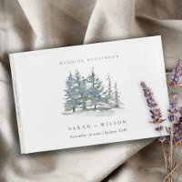 Rustique Dusky Green Pine Trees Bois Mariage