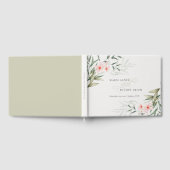 Livre D'or Rustique Elégant Flush Greenery Mariage Floral (Complet)