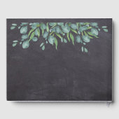 Livre D'or Rustique Eucalyptus Mariage de verdure (Verso)