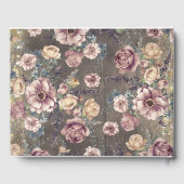 Livre D'or Rustique Floral Mason Jar Barn Mariage (Verso)