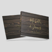Livre d'or Rustique Mariage en bois