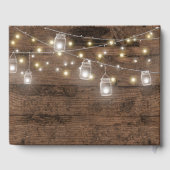 Livre D'or Rustique Mason Jar Lights moderne (Verso)
