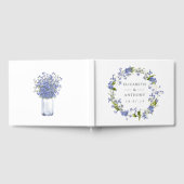 Livre D'or Rustique Mason Jar Oubliez-Moi Pas Mariage (Complet)