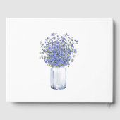 Livre D'or Rustique Mason Jar Oubliez-Moi Pas Mariage (Verso)