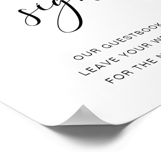 Livre d'or Rustique moderne Mariage Signe Kindly S (Coin)