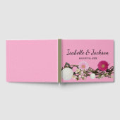 Livre D'or Rustique Rose Daisy Boho Chic Personnalisé (Complet)