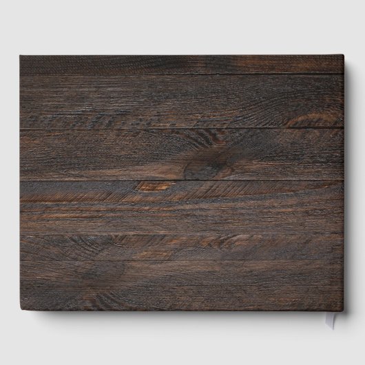 Livre D'or Rustique Rose  romantique Mariage (Verso)