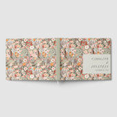 Livre D'or Rustique Sage Green Taupe Floral Boho Custom Weddi (Complet)