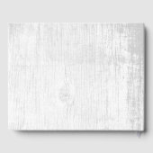 Livre D'or Rustique Succulent Floral Élégant Mariage de print (Verso)