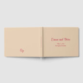 Livre D'or Sable "A travers toute l'éternité" Mariage minimal (Complet)