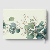 Livre D'or Sage Green Eucalyptus Elegant Boho Wedding (Verso)