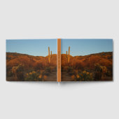 Livre D'or Saguaro Sunset I Arizona Désert Paysage (Complet)