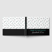 Livre D'or Salon Motif des ciseaux et combs (Complet)