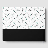 Livre D'or Salon Motif des ciseaux et combs (Verso)