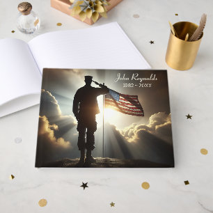 Livre D'or Saluer un soldat américain pour un service commémo