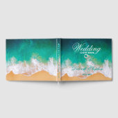 Livre D'or Sandy Beach Ocean Waves Mariage (Complet)