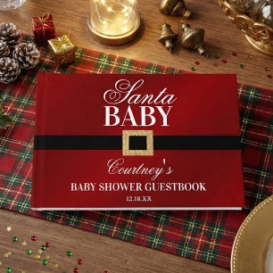Livre D'or Santa Baby Baby Shower de Noël