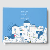 Livre D'or Santorin Destination Mariage de l'île grecque (Recto)