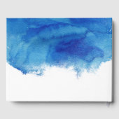 Livre D'or Sapphire Tide Mariage personnalisé (Verso)