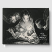 Livre D'or Scène de la Nativité Crib Vierge Marie Bébé Jésus (Recto)