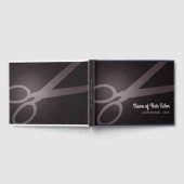 Livre D'or Scisseurs | Dark Brown & White | Salon (Complet)