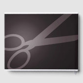 Livre D'or Scisseurs | Dark Brown & White | Salon (Verso)