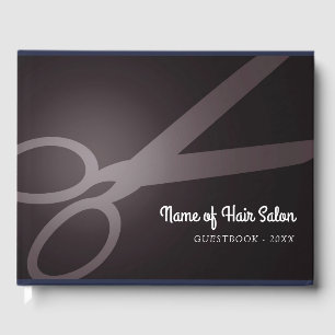 Livre D'or Scisseurs Dark Brown & White Salon