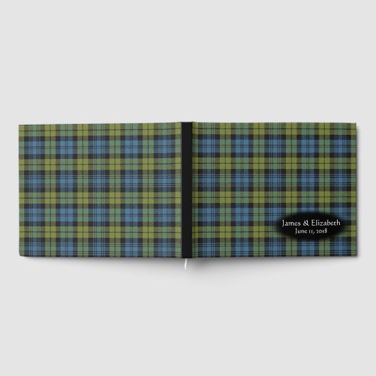 Livre D'or Scottish Campbell Family Tartan Plaid Mariage (Complet)