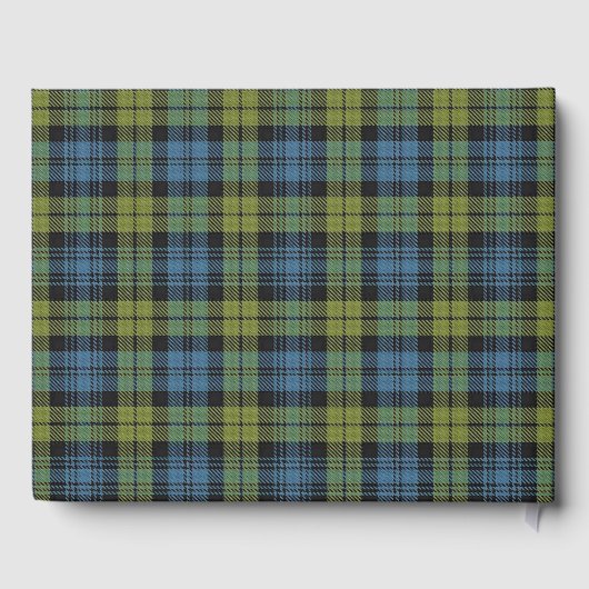 Livre D'or Scottish Campbell Family Tartan Plaid Mariage (Verso)
