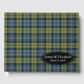 Livre D'or Scottish Campbell Family Tartan Plaid Mariage (Recto)