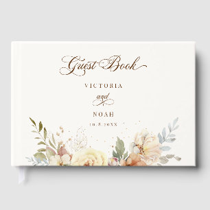 Livre D'or Script botanique Rose d'automne rustique