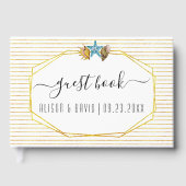 Livre D'or Script calligraphie aquarelle mariage (Recto)