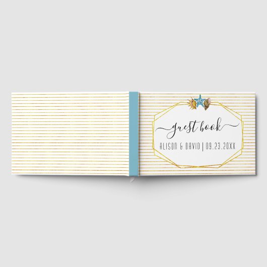 Livre D'or Script calligraphie aquarelle mariage (Complet)