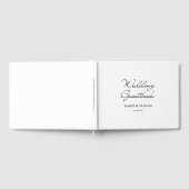 Livre D'or Script classique Calligraphie minimale Mariage bla (Complet)