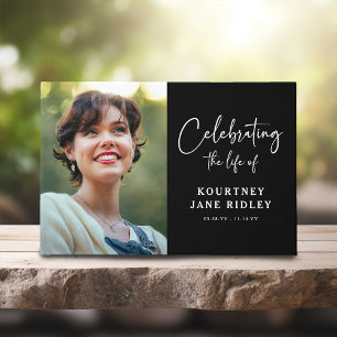 Livre D'or Script Memorial Photo et Message de Sympathie