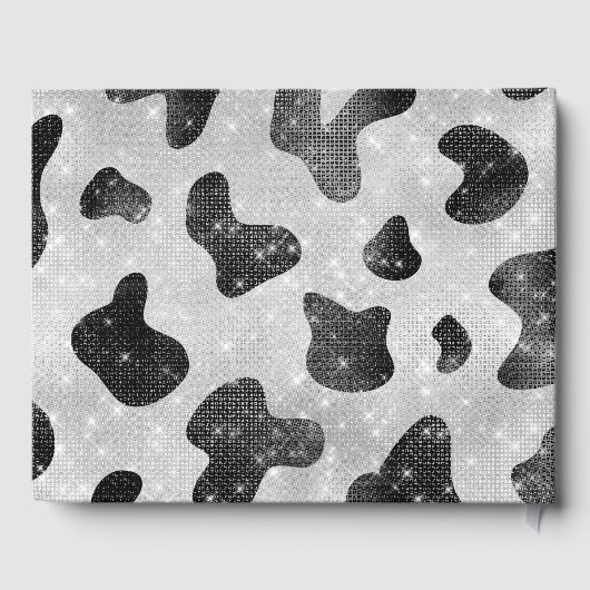 Livre D'or Séquins de Parties scintillant brillant noir brill (Verso)