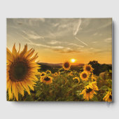 Livre D'or Serrure de coucher et de tournesol | Dans la mémoi (Verso)