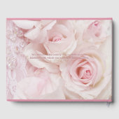 Livre D'or Service commémoratif célébrant une rose vif (Verso)