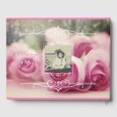 Livre D'or Service commémoratif célébrant une rose vif (Verso)